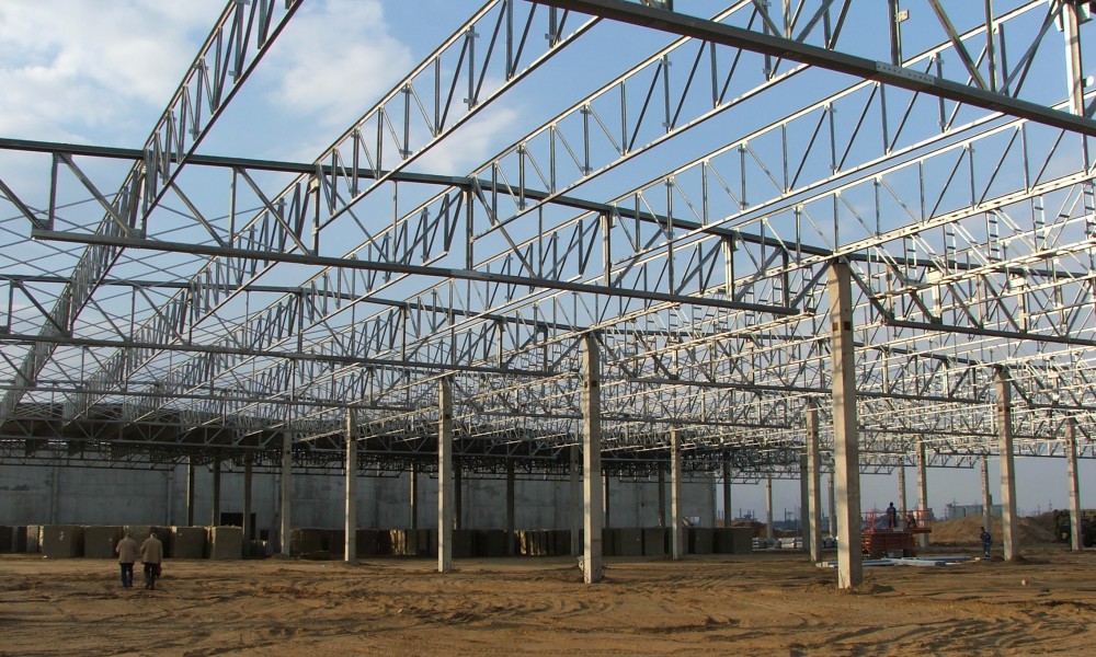 steel building pirelli slatina romania