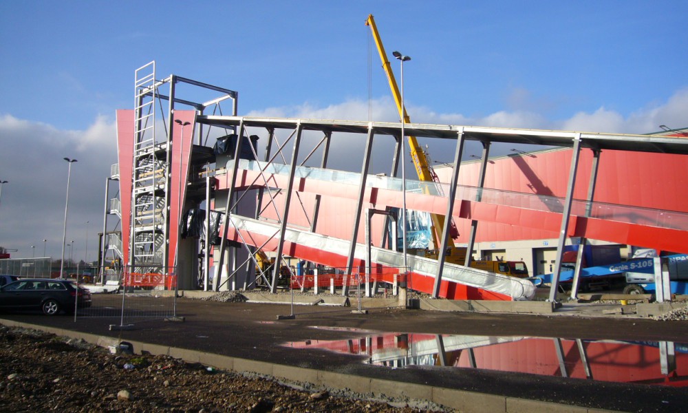 steel building for shopping center ossona 